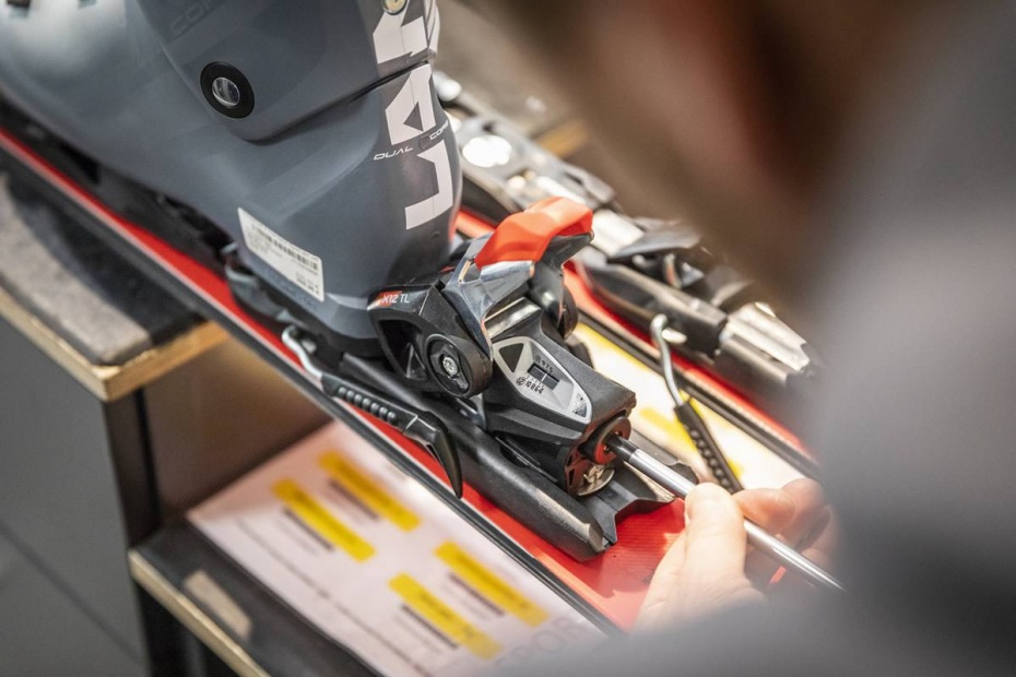 The binding is optimally adjusted to you