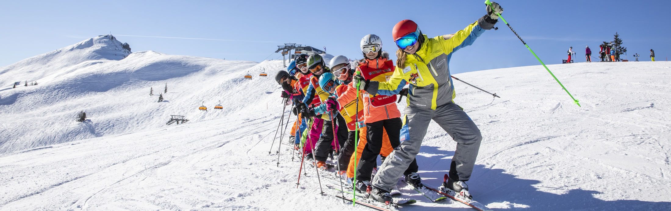 Children’s ski course in Flachau at the kid’s ski school Sport am Jet