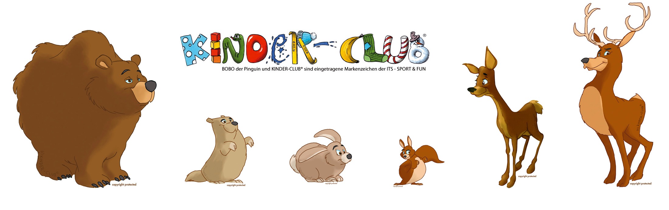 Die Tiere des Winterwaldes aus dem BOBO Kinder-Club®