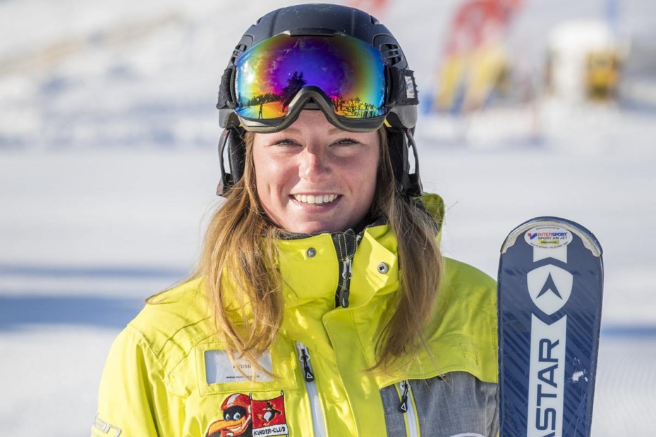 Ski instructor Anne