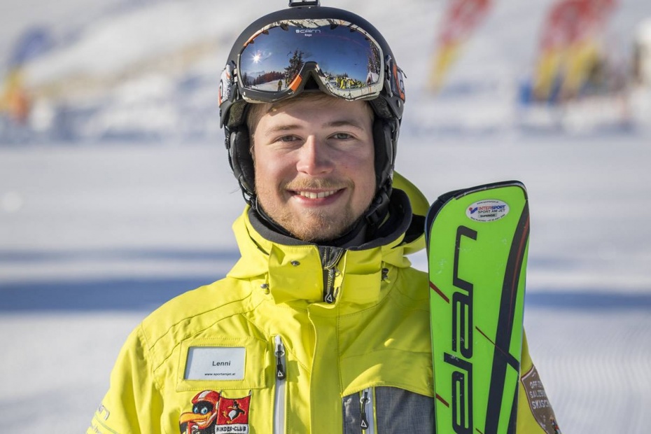 Ski instructor Lenni
