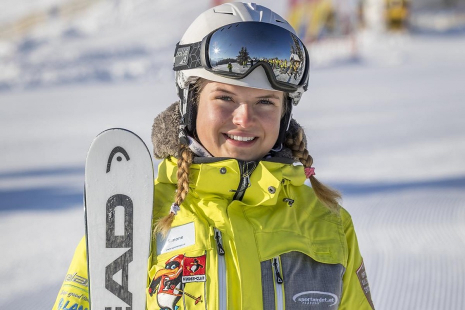 Ski instructor Simone